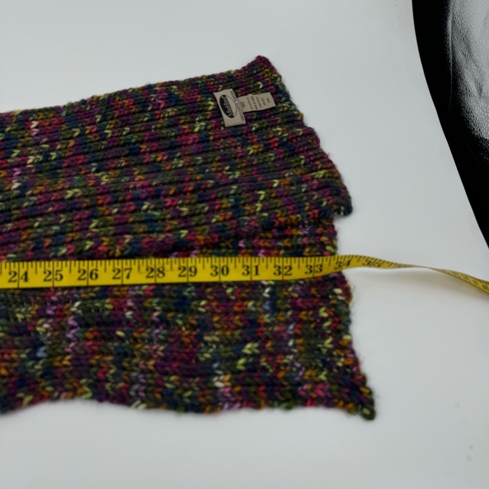 Mark Reed Multi Color Scarf - 9” x “66 - Picture 7 of 9